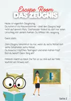 Vorschau - Arbeitsblätter - Escape Room Zeugnis Klasse 2 3 4 Letzter Schultag - Seite 1
