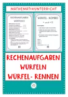 Vorschau - Spiele - Rechenaufgaben würfeln - Deckblatt