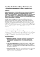 Vorschau - Unterrichtsreihen - Zukunft der Stadt: Architektur, Design & nachhaltige Stadtentwicklung - Deckblatt