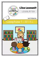 Vorschau - Arbeitsblätter - Leseblätter zu Lilos Lesewelt 1 - Wortebene (MIAL) - Deckblatt