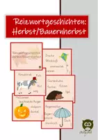 Vorschau - Aufgabenkarten - Reizwortgeschichten Herbst - Deckblatt