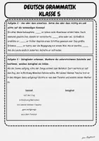 Vorschau - Stationenlernen - Materialpaket Grammatiktraining: Wortarten, Kasus, Tempus, Pronomen, Satzzeichen und Satzbau - Klasse 5 & Klasse 6 - Seite 3