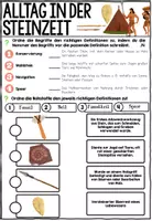Vorschau - Unterrichtsreihen - Alltag in der Altsteinzeit - Jäger & Sammler, Werkzeuge, Feuer uvm. - Seite 3