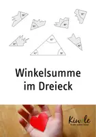 Vorschau - Arbeitsblätter - Übungsaufgaben zur Winkelsumme im Dreieck - Deckblatt