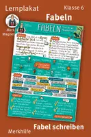 Vorschau - Arbeitsblätter - Lernplakat und AB, Spar-Bundle Fabeln, Deutsch, Klasse 6, Lückentext - Seite 2