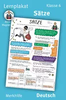 Vorschau - Arbeitsblätter - Lernplakate und ABs Spar-Bundle Satzglieder, Sätze, Fabeln, Deutsch, Kl. 6 - Seite 2