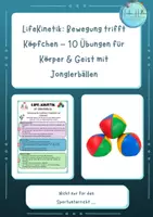 Vorschau - Stundenentwürfe - 🎽LifeKinetik: Bewegung trifft Köpfchen – 10 Übungen für Körper & Geist - Deckblatt
