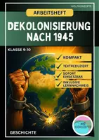 Vorschau - Stundenentwürfe - Dekolonisierung nach 1945 - Arbeitsheft + Klassenarbeit - Deckblatt