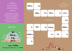 Προεπισκόπηση - Υποστηρικτικό υλικό / Ειδική αγωγή - Επιτραπέζια Παιχνίδια για το Mήκος-Βάρος και τα Χρήματα - Σελίδα 1