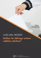 Vorschau - Arbeitsblätter - Diskussionsreihe: Wahlrecht ab 16? (Lass mal reden! Premium Variante) - Deckblatt
