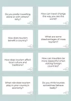 Vorschau - Spiele - Conversation Questions - Transport and Tourism - Seite 1