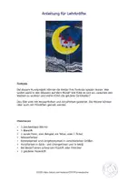 Vorschau - Mal- und Bastelvorlagen - Kunst Grundschule, Das Haus im Mond - Seite 3