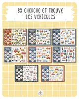 Aperçu - Jeux - 8 Cherche et Trouve – Thème des véhicules - Page de couverture