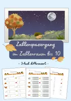 Vorschau - Arbeitsblätter - Zahlenspaziergang im Zahlenraum bis 10 - Deckblatt