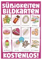 anteprima - Flashcard - Tedesco carte illustrate “dolce e salato” per insegnare il Deutsch gratis - Pagina di copertina