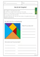 Vorschau - Arbeitsblätter - Arbeitsheft Tangram für Freiarbeit und Unterricht - Seite 3