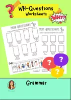 Vista previa - Hojas de trabajo - Wh- Questions activities | Who, What, Where, When & Why Worksheets - Portada