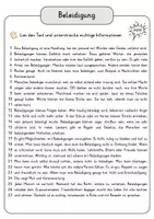 Vorschau - Arbeitsblätter - Beleidigung Arbeitsblätter mit Fragen + Lösungen Lesetext Wortspeicher didaktische Reserve Lesen - Seite 3