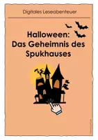 Vorschau - Interaktives Material - Digitales/Interaktives Leseabenteuer Halloween: Das Geheimnis des Spukhauses - Seite 1