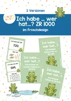 Vorschau - Spiele - Ich habe...– wer hat...?- Kartenspiel zur Zahldarstellung ZR 1000 - Deckblatt