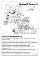 Vorschau - Arbeitsblätter - Lesen und Malen im Herbst und Winter! - Seite 1