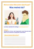 Vorschau - Arbeitsblätter - Materialpaket (Die Bedeutung von Kreuz, christlichem Glauben und Gebet) - Seite 2