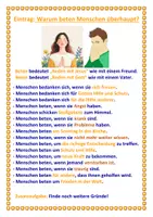 Vorschau - Arbeitsblätter - Materialpaket (Die Bedeutung von Kreuz, christlichem Glauben und Gebet) - Seite 3