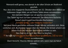 Vorschau - Arbeitsblätter - Halloween Escape Room : Deutsch Rechtschreibung, Kl. 8 - 10 - Seite 2