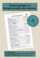 Vorschau - Klassenarbeiten - Bewertungsbogen Buchpräsentation - Deckblatt