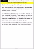 Vorschau - Arbeitsblätter - Versuch: Stoffe und ihre Eigenschaften (Luft erhitzen, Ausdehnung von Gasen) - Seite 2