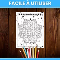 Aperçu - Jeux - Flocon de Neige Labyrinthes Hiver Activités - Page 2