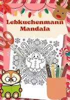 Vorschau - Mal- und Bastelvorlagen - Lebkuchenmann Mandala Weihnachten Winter Kreativ - Deckblatt
