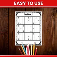 Aperçu - Jeux - Sudoku Logique Math Activité Imprimable - Page 1