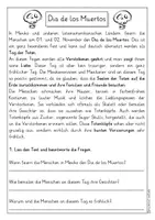 Vorschau - Arbeitsblätter - Kunstidee für Halloween I Dia de los Muertos I Kürbisse - Seite 1