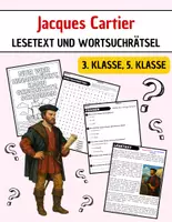 Vorschau - Arbeitsblätter - Jacques Cartier: Leseverständnis und Wortsuchrätsel mit Lösungen - Deckblatt