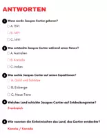Vorschau - Arbeitsblätter - Jacques Cartier: Leseverständnis und Wortsuchrätsel mit Lösungen - Seite 3