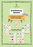 Vorschau - Spiele - Sprachförderung: Silbenduell - Wörter in Silben gliedern - Deckblatt