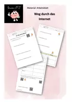 Vorschau - Arbeitsblätter - Netzwerke: Weg durchs Internet und OSI Modell (Homeschool) - Deckblatt