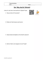 Vorschau - Arbeitsblätter - Netzwerke: Weg durchs Internet und OSI Modell (Homeschool) - Seite 1