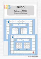 Vorschau - Spiele - Bingo Brettspiele / Spielpläne im ZR 100 - Deckblatt