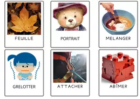 Aperçu - Apprentissages en autonomie - Carte Vocabulaire : L'arbre d'automne - Page de couverture