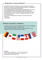 Vorschau - Bildkarten - DaZ-Bildkarten "Kommunikation" (Sprachen-Kombo Paket) - Seite 1