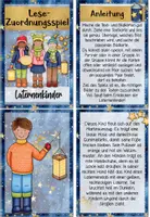 Vorschau - Spiele - Sankt Martin | Lese-Zuordnungsspiel - Seite 1