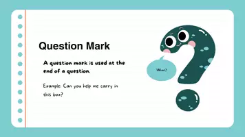 Προεπισκόπηση - Διαδραστικό υλικό - Punctuation Lesson Presentation (Σημεία Στίξης) - Σελίδα 3