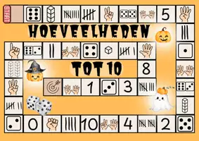 Voorbeeld - NL Würfelspiel Mathe ZR 10 Halloween - Pagina 1