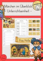 Vorschau - Stundenentwürfe - Märchen im Überblick Unterrichtseinheit Werkstatt Klasse 1/2 - Deckblatt