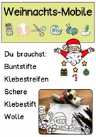 Vorschau - Stundenentwürfe - Kunst Weihnachten Mobile Basteln als Fensterdeko (Klasse 1, 2, 3, 4, 5) - Seite 3