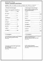 Vorschau - Arbeitsblätter - Mathe-Übung: Zeitmaße umrechnen (mit Merkblatt) - Deckblatt