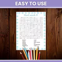 Aperçu - Jeux - Winter Word Search Puzzles With Solution - Page 2
