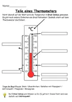 Vorschau - Mal- und Bastelvorlagen - Thermometer Materialpaket (Tafelmaterial, Arbeitsblätter, Bastelvorlage) - Seite 2